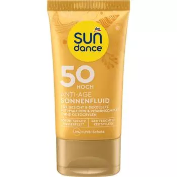 DM SUNDANCE Sundance Anti-Age High Sun Fluid SPF 50, 50 мл