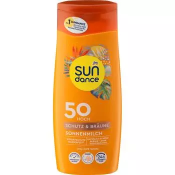 DM SUNDANCE Sundance солнцезащитное + загарное молочко LSF 50, 200 мл