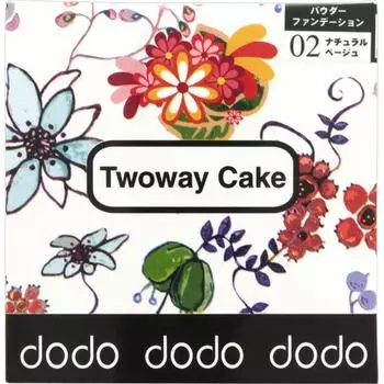 DMA Dodo Two Way Cake 02 Натуральный бежевый 6G Skin Makeup How to use Нанесите необходимое количество средства на пуховку и нанесите на кожу.. Макияж кожи
