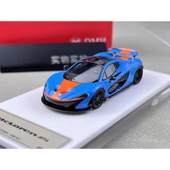 ДМХ 1:64 Gulf Blue P1 Super Racing Sports Модель Литой Смола Машины Новая Коллекция