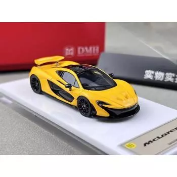 ДМХ 1:64 желтая P1 супер гоночная спортивная модель литой смоляной машины новая коллекция