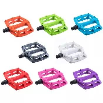 DMR V6 PLASTIC PEDAL AXLE GREEN (DMR) CRO-MO