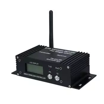 DMX 512 2.4G беспроводной контроллер передатчик приемник ЖК-дисплей мощность регулируемый повторитель US Plug