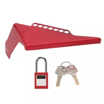 DN50?Замок для большого шарового крана DN200, комплект навесных замков, нержавеющая сталь, 31?Труба 76мм