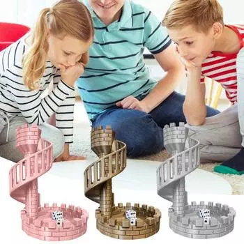 DND Dice Tower with Tray Dice Rolling Tower Dice Настольные игры Аксессуары для ролевых игр Dungeons And Dragons D&D TRPG разноцветный