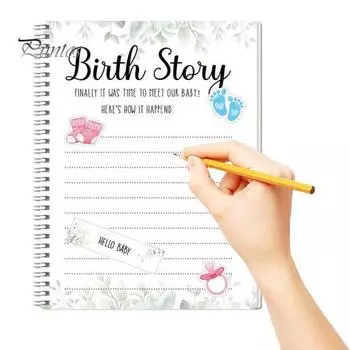 Дневник беременности для мамочек-первокурсниц с наклейками и карманами для памятных вещей Планировщик беременности с календарем Контрольные списки основных этапов белый