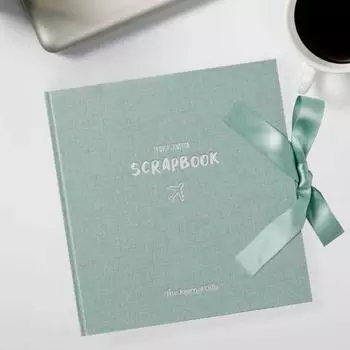 Дневник путешествий Wanderlust Adventures Travel Journal Smooth Writing Bowknot Decor Universal синий