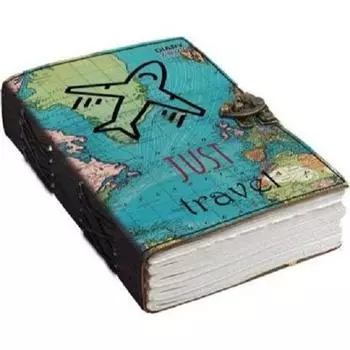 Дневник ручной работы для офиса и личного использования, формат А5, планировщик путешествий, карта, дизайн, дневник художника, альбом для рисования с застежкой-пряжкой 5*7 разноцветный