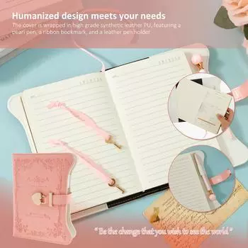 Дневник с замком и ключами 360 страниц Журнал с замком B6 Размер PU кожаный запирающийся дневник с ручкой Милый набор журналов для детей и женщин лиловый