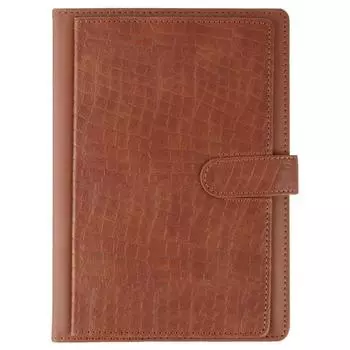 Дневник в обложке из искусственной кожи для письма, планирования, путешествий, офисного использования, формат бумаги A5, журнал в твердом переплете с магнитным замком и петлей для ручки