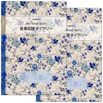 Дневник записи еды Дневник набор из 2 Frontier A5 Тип записи даты Серия заметок о здоровье Можно использовать в течение 1 года Тетрадь Дневник Никки CHO-052