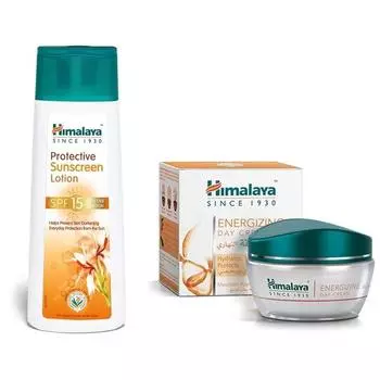 Дневной крем Himalaya Clear Complexion, 50 г и защитный солнцезащитный лосьон Herbals, 100 мл