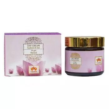 Дневной крем с Подсолнечником и Цинком (50 г), Sunflower & Zinc Day Cream, Vrindaam 19.1625