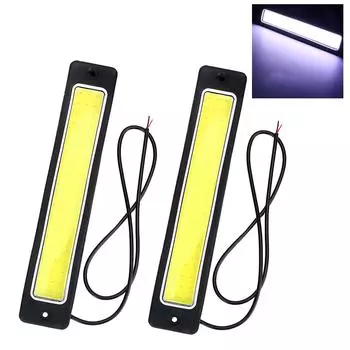 Дневные ходовые огни Водонепроницаемый COB 2 шт. Гибкие дневные ходовые огни Гибкие светодиодные автомобильные DRL