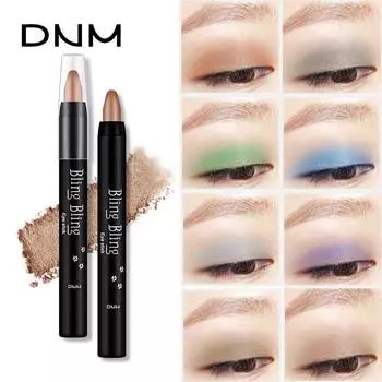 DNM Цветной перламутровый карандаш для макияжа глаз, хайлайтер, поворотный карандаш для теней для век, матовый водостойкий карандаш для сна, карандаш для макияжа