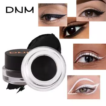 DNM двухцветная водостойкая подводка для глаз с антипригарным покрытием, натуральный длительный бальзам для бровей, 2 флакона, набор разноцветных подводок для глаз 01