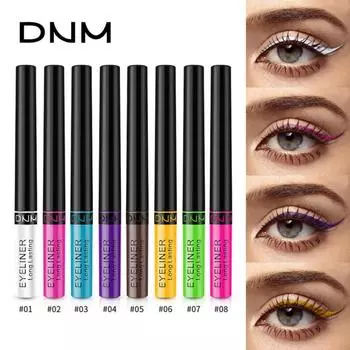 DNM Легко наносится, водостойкая и устойчивая к поту, матовая подводка для глаз естественного вида, восемь цветов