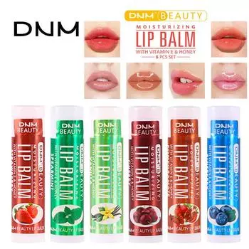 DNM Multi Fruit Flavor Увлажняющий бальзам для губ Набор Длительный увлажняющий праймер для губ Губная помада 01