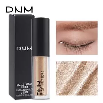 DNM Новый перламутровый ослепительный набор жидких теней для век с ярким блеском, ультра-мерцающие натуральные пигментированные тени для век, набор из 5 цветов 01