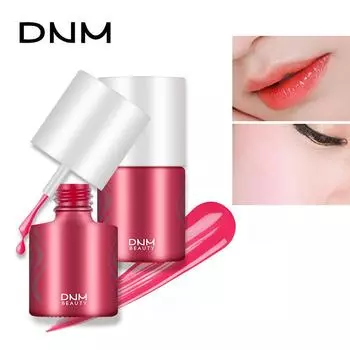 DNM Water Губная помада Жидкие натуральные антипригарные румяна Блеск для губ Бархатная глазурь для губ и щек Легко наносится