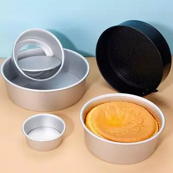 Дно для чизкейка, хлеба, пиццы, съемная шифоновая форма для помадки, противень для выпечки, форма для торта 5inch