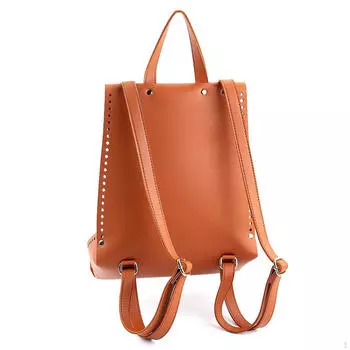 Дно сумки для вязания крючком с замком-пряжкой с отверстиями Набор для самостоятельного изготовления рюкзака коричневый