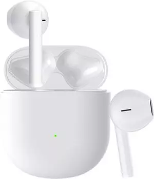 До 36 часов воспроизведения Наушники с шумоподавлением ENC Автоматическое сопряжение Быстрая зарядка Защита от воды IPX7