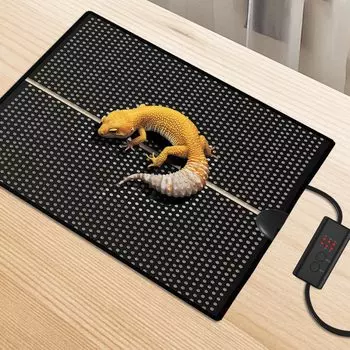 до при температуре окружающей среды выше, чем старый обогреватель для рептилий TANKAO 2023 года выпуска, теплый 14 Вт, обогреватель для сидений для рептилий, 3 уровня регулировки температуры, долговечность