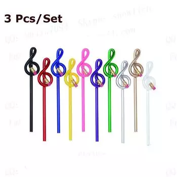 До Ре Ми Музыкальный Скрипичный Карандаш Многоцветный Музыкальный Карандаш Нот Дизайнерский Карандаш Для Украшения 1pcs