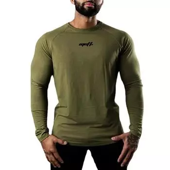 Do The Work Gym Бодибилдинг Мужская баскетбольная тренировка Узкая модная повседневная дышащая тонкая осенняя хлопковая футболка с буквенным принтом M армия зеленый