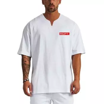 Do The Work Новая брендовая модная дышащая летняя мужская футболка большого размера с простым принтом для бодибилдинга и фитнеса с короткими рукавами M белый