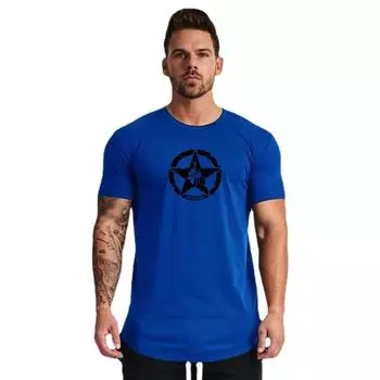 Do The Work с принтом в тренажерном зале, спортивная модная повседневная мужская хлопковая дышащая футболка для бодибилдинга, фитнеса, летней тренировки, футболка Homme M чёрный