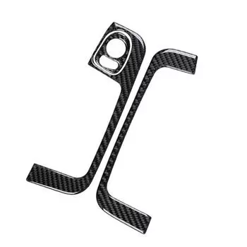 Добавьте немного роскоши к вашему автомобилю 2012-2015 годов с помощью внутренней отделки панели переключателей из углеродного волокна (3шт) CHINA