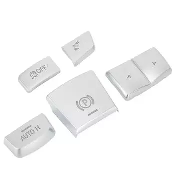 Добавьте немного роскоши в свой автомобиль с помощью боковой кнопки переключения передач на панели ручного тормоза P для BMW 5 6 серии X3, упаковка из 5 штук CHINA