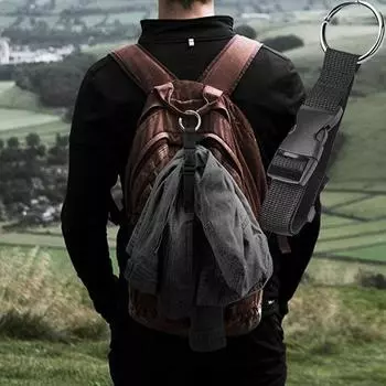 Добавить сумку багажный ремень держатель пальто захват зажим для сумки багаж чемодан рюкзак круглый крючок регулируемый ремень для путешествий