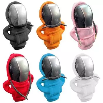 Добавить в список желаний Чехол на рычаг переключения передач автомобиля, толстовка с капюшоном на пуговицах, ручная ручка, модная толстовка, чехол на рычаг переключения передач красный