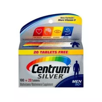 Добавка для мужчин 50+ (120 таб), Silver Men 50+, Centrum