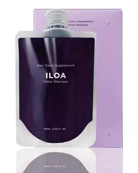 Добавка для окрашивания волос ILOA Шампунь ILOA Color Purple Murashan Beauty Salon Exclusive 185 мл против выцветания и желтизны