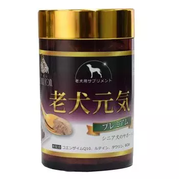 Добавка для собак Old Dog Genki Premium 90 г. Ингредиенты для суставов Гиалуроновая кислота Незаменимые аминокислоты [Tezukayama Cam] Глюкозамин, Хондроитин,