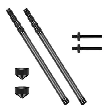 DOBEN Carbon Tarp Pole Tent Pole 5 Joints Stepless Adjustment Diameter 29mm 290g Compact Set of 2 (Height 60~210cm) Approx. (per piece)