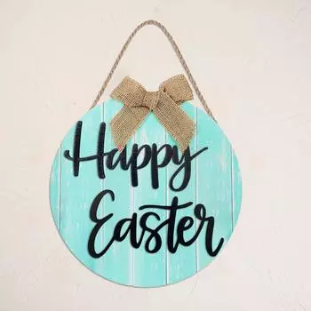Добро пожаловать Дверная Вешалка Дверной Знак Венок Деревянный Знак Счастливой Пасхи Знак Партии Декор F