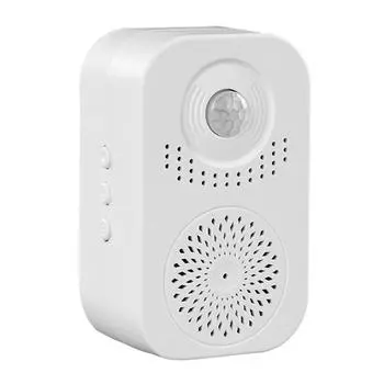 Добро пожаловать Дверной звонок Инфракрасный датчик движения Активируется записываемый голос для магазина Аудиоплеер Вход Добро пожаловать Дверной звонок