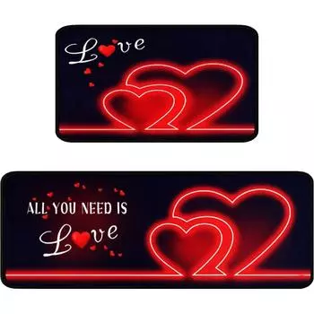 Добро пожаловать ко Дню святого Валентина Коврики Домашние ковры Декор Ковер Ковер для гостиной One Size