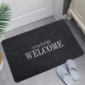Добро пожаловать коврик для двери нескользящий внутренний и наружный декоративный ковер для гостиной дверной чехол для кухни ванная комната пол моющийся ковер 30X50cm