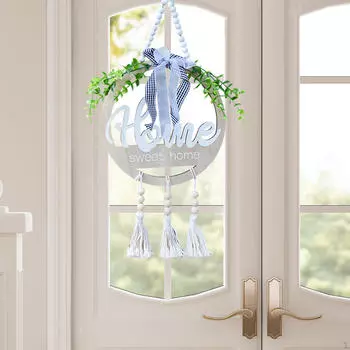 Добро пожаловать, подвесная табличка на дверь, деревянная вешалка с кисточкой, настенное украшение, для кафе