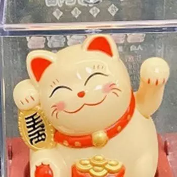 Добро пожаловать, статуэтка счастливого кота, машущего рукой, качающегося в китайском стиле, светлая энергия, статуэтка удачливого кота, богатство, котенок, удача, рабочий стол чёрный