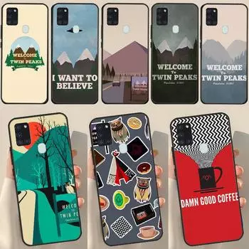 Добро пожаловать в чехол Twin Peaks для Samsung Galaxy A34 A54 A14 A53 A13 A51 A71 A50 A12 A22 A32 A52 A72 Чехол для телефона Samsung A71 4G