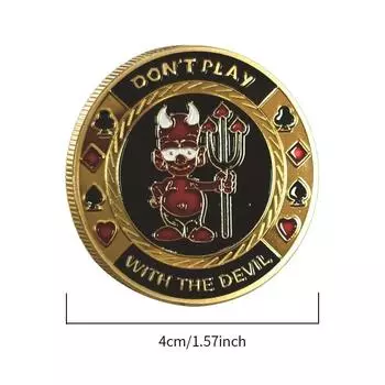 Добро пожаловать в Неваду Лас-Вегас Покерная фишка Angel Casino Challenge Золотая монета Счастливый сувенир Персонализированный жетон Коллекция монет Подарок золотой