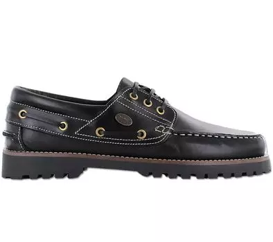 Dockers by Gerli - 3-Eye Classic - Мужские мокасины Топсайдеры кожаные черные 24DC001-180100 ОРИГИНАЛ