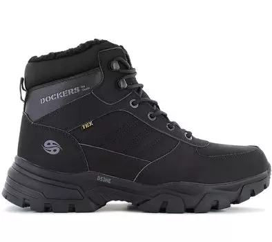 DOCKERS by Gerli Boots - DockTex - Мужские зимние ботинки Ботинки на подкладке Туфли черные 53HE102-657101 ОРИГИНАЛ EU 40 UK 6.5 чёрный
